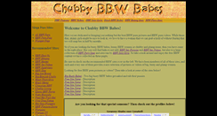 Desktop Screenshot of chubbybbwbabes.com